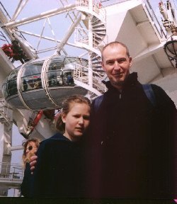 Leanne and Her Dad at The London Eye