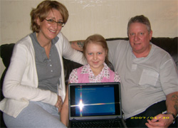 Elouise and her parents